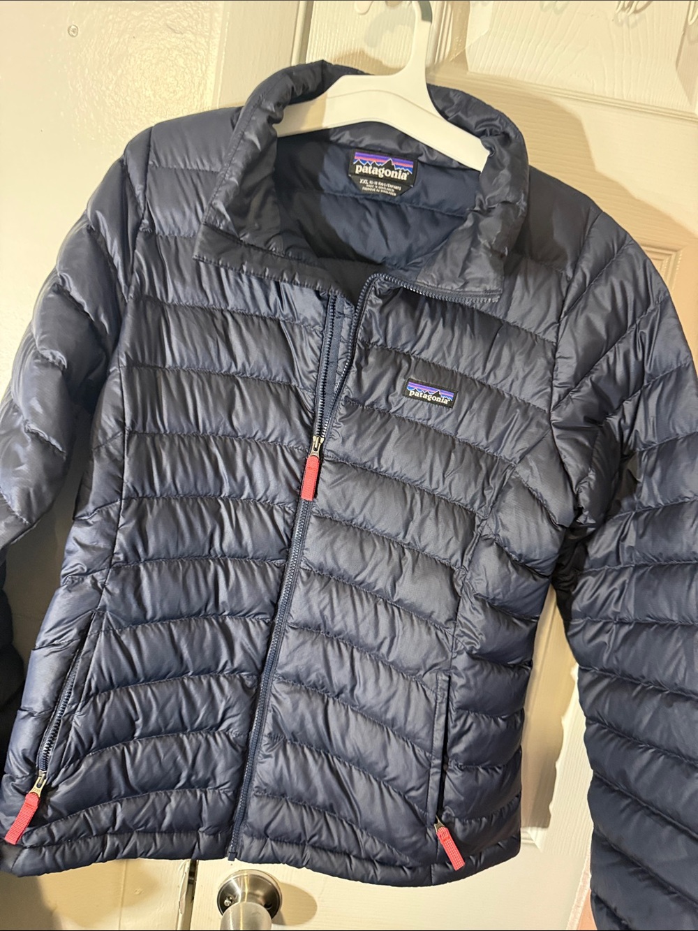 Patagonia Navy Quilted Lightweight Puffer Jacket